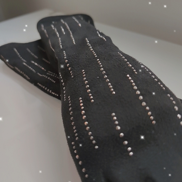 Polyester Long Gloves with Line Stone - Picture 7 of 8